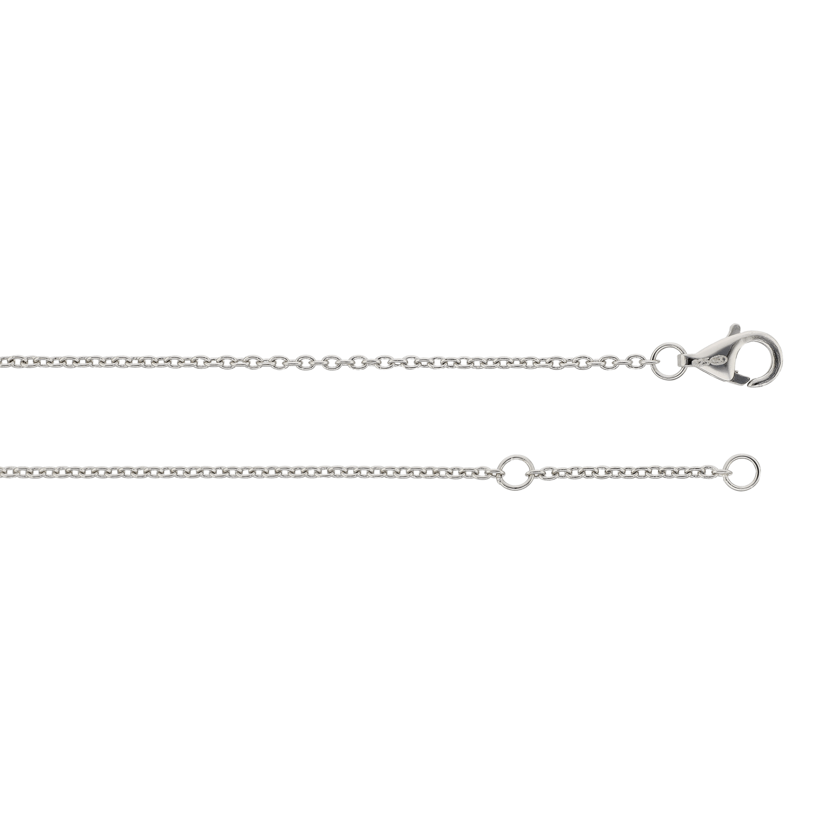Bracelet Argent Rond fleur barrette Oxydes blancs