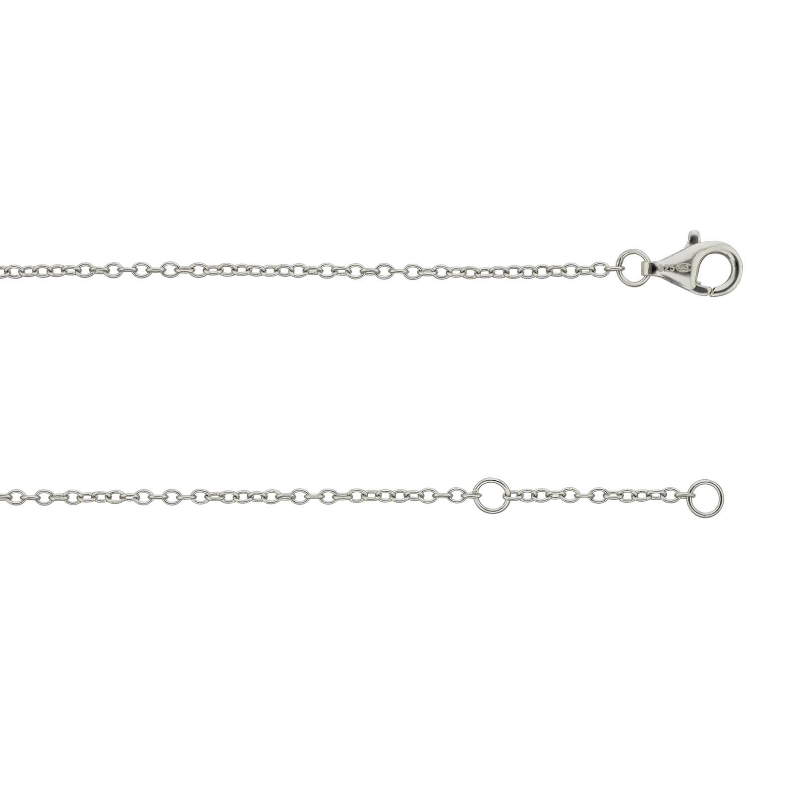 Bracelet Argent Rond fleur Oxydes blancs