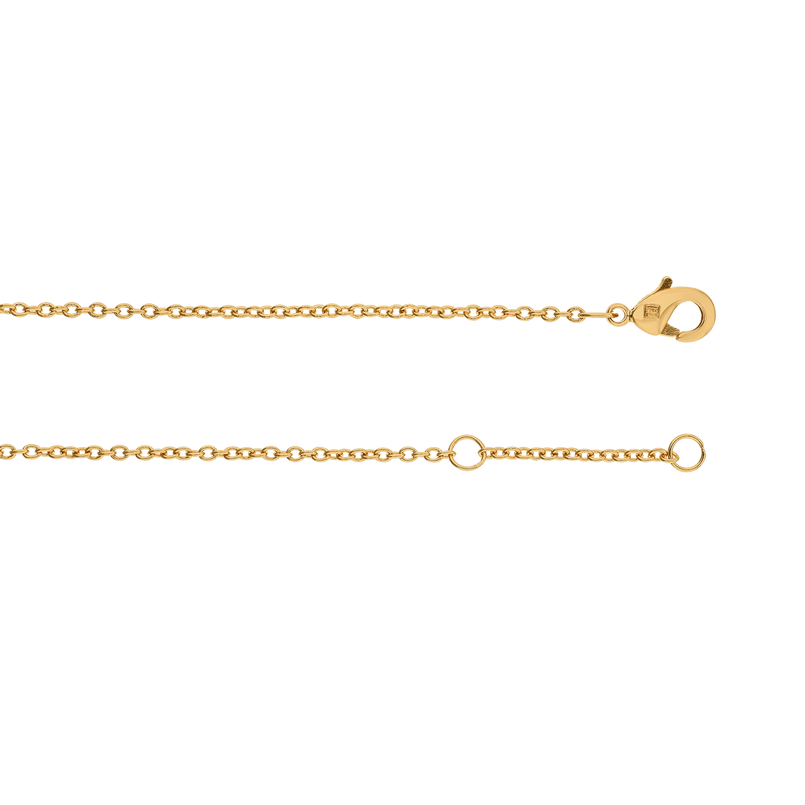 Bracelet Plaqué or forme amande Oxydes blancs