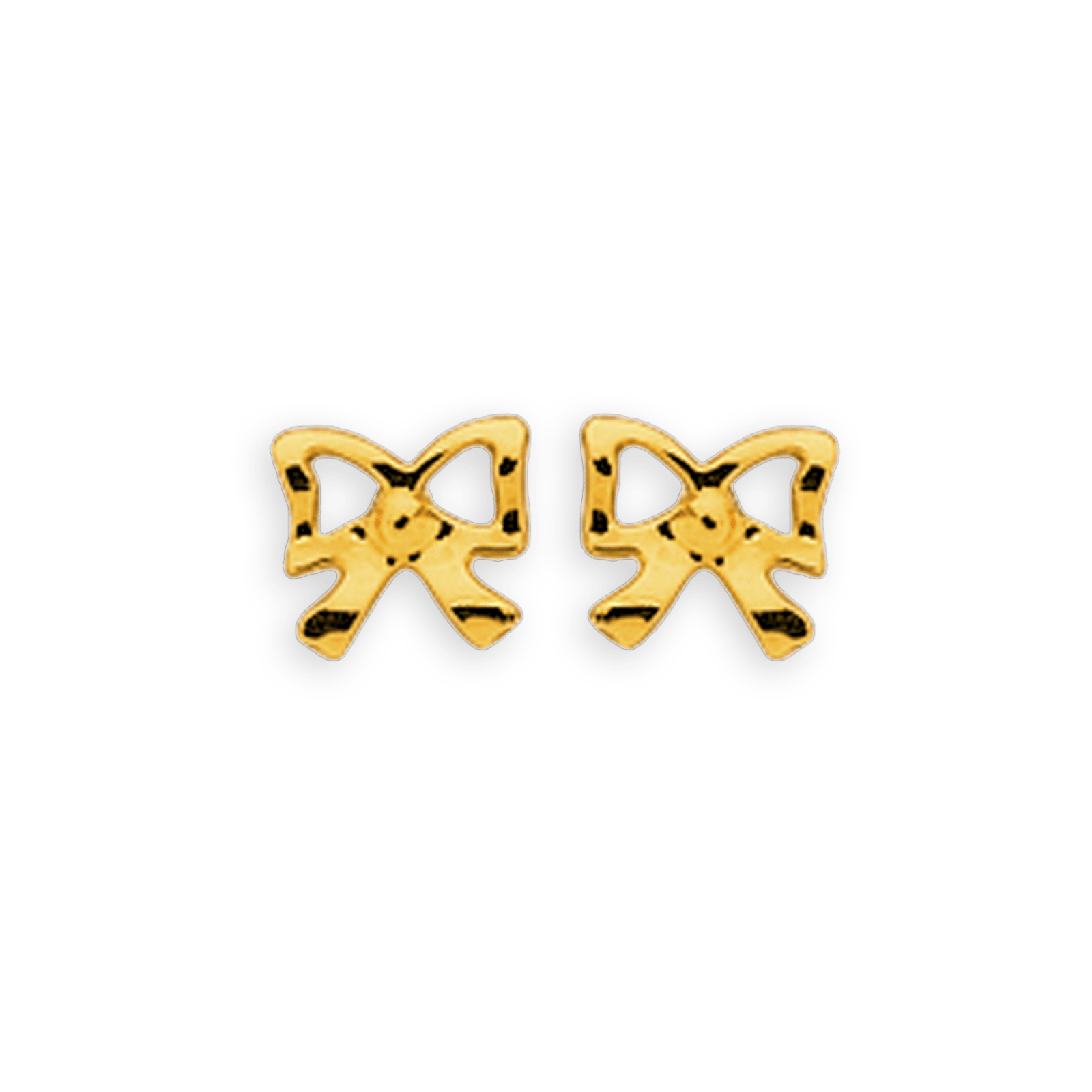 Boucles D'oreilles Or750 Nœud 12*4mm