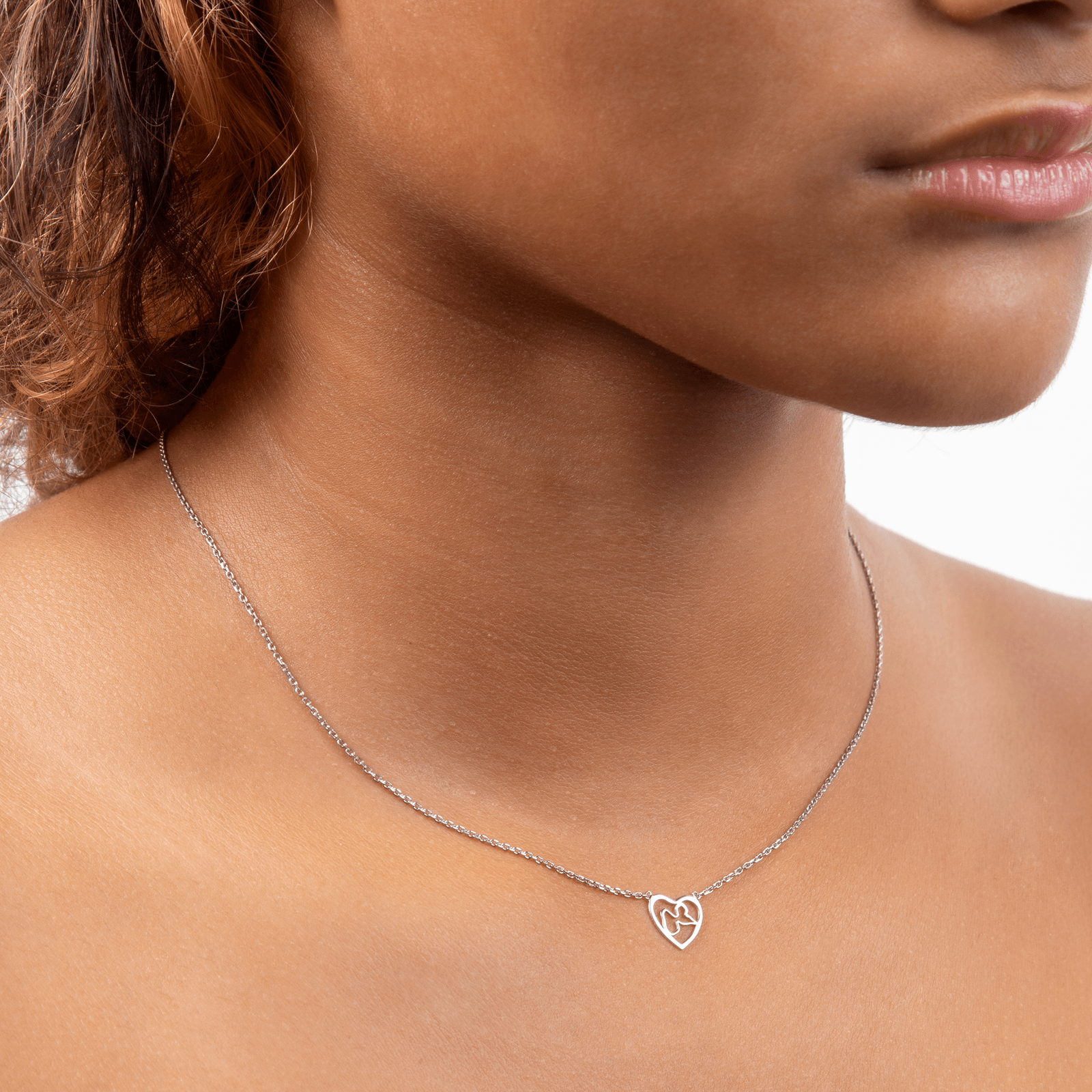 Collier Argent925 Cœur Guadeloupe