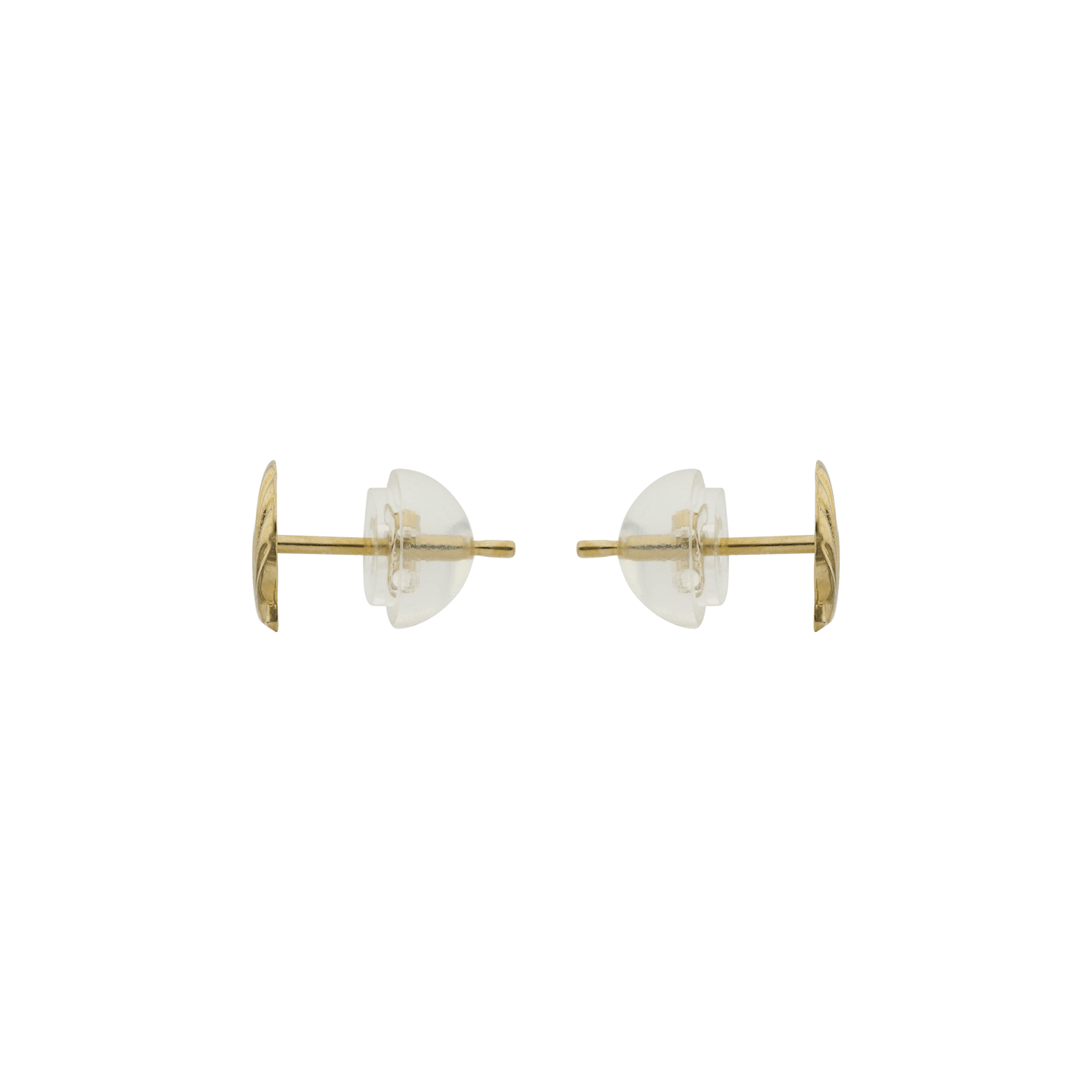 boucles d'oreilles or coquille saint jacques