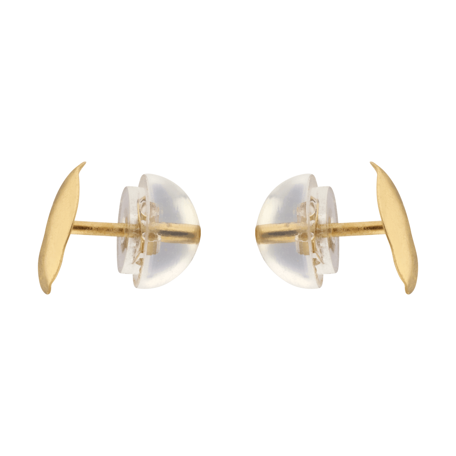 Boucles d'Oreilles puce motif estampé Rond 7mm