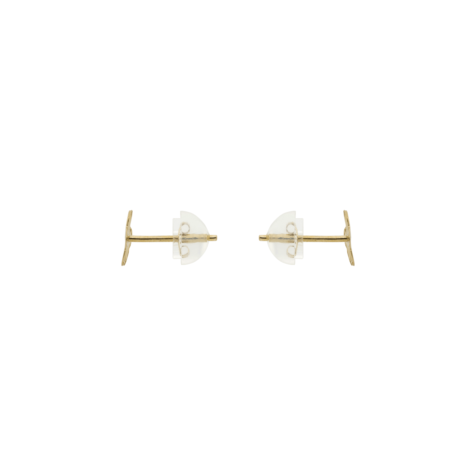 Boucles d'Oreilles fleur laquée rose