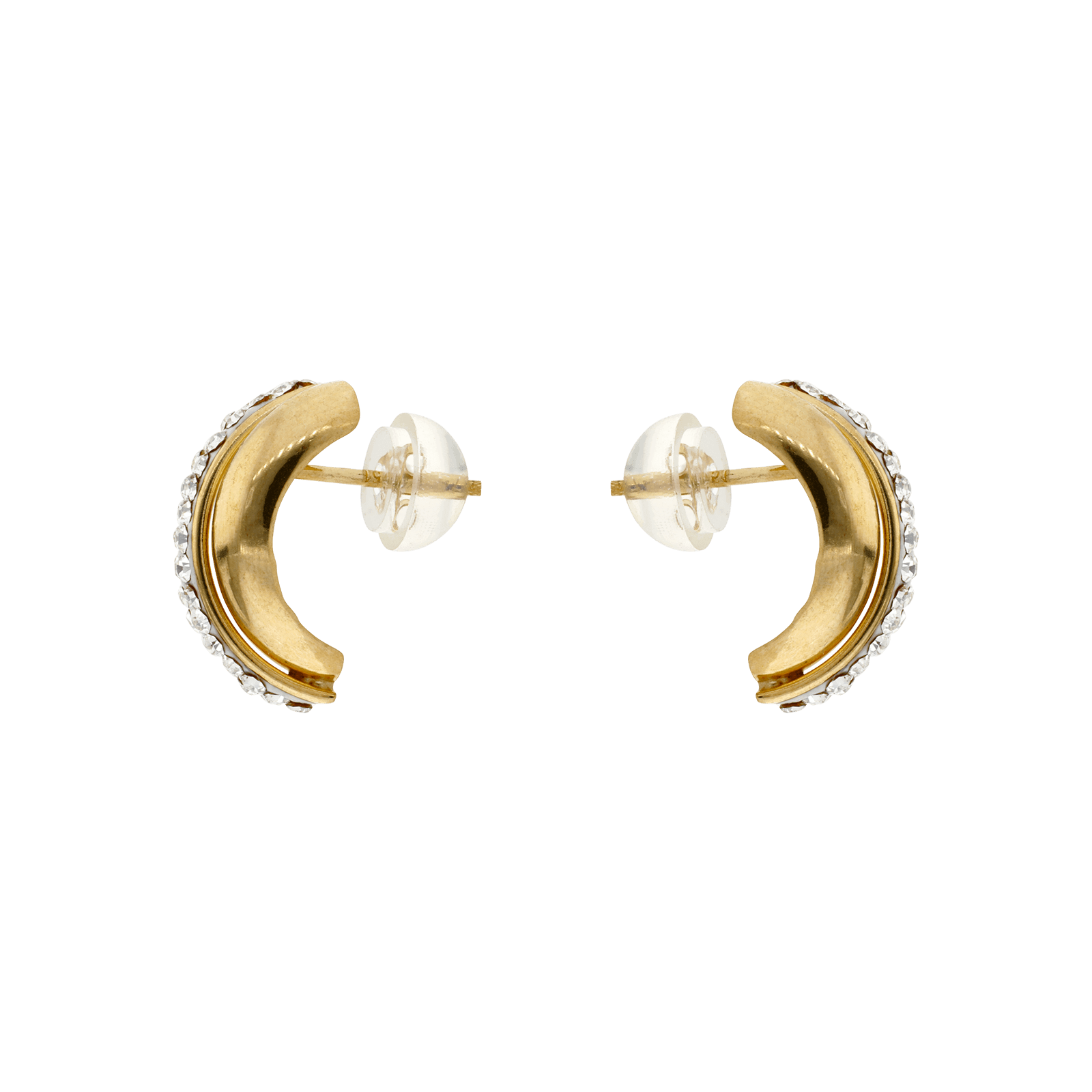 Boucles d'Oreilles résine et cristal