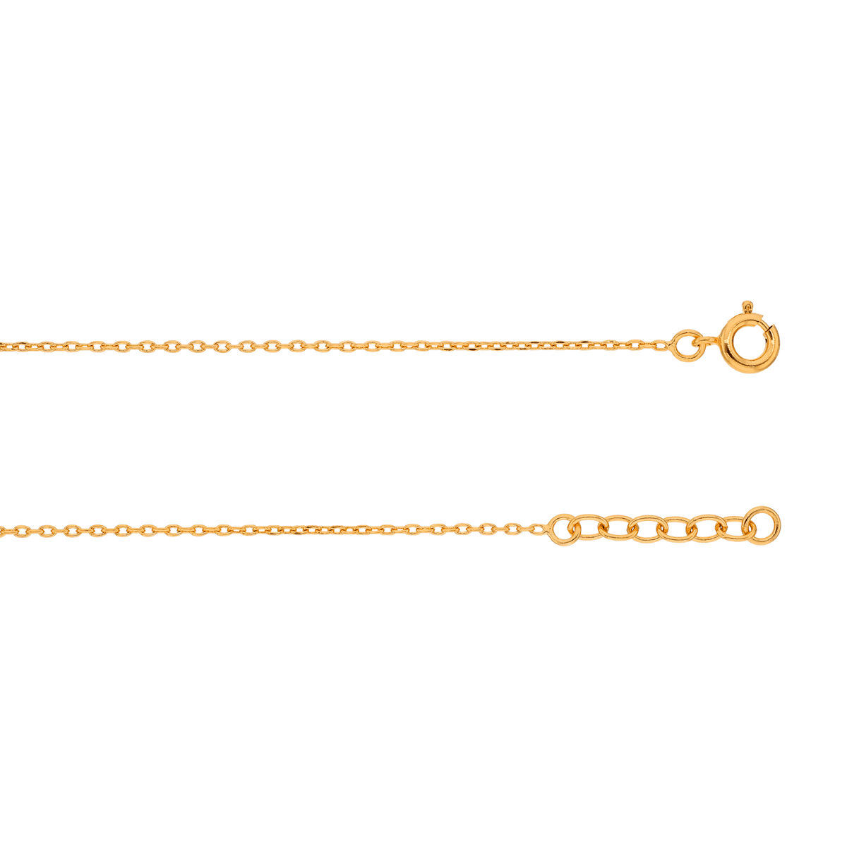 Chaîne Cheville Plaqué Or Feuille7*15mm Email Rose 3mm Chaîne1.3mm 23 à 25cm