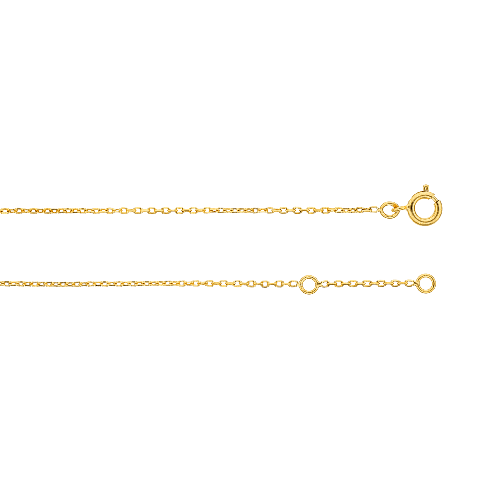 Bracelet Plaqué or hibicus 15.5 plus 2 centimètres