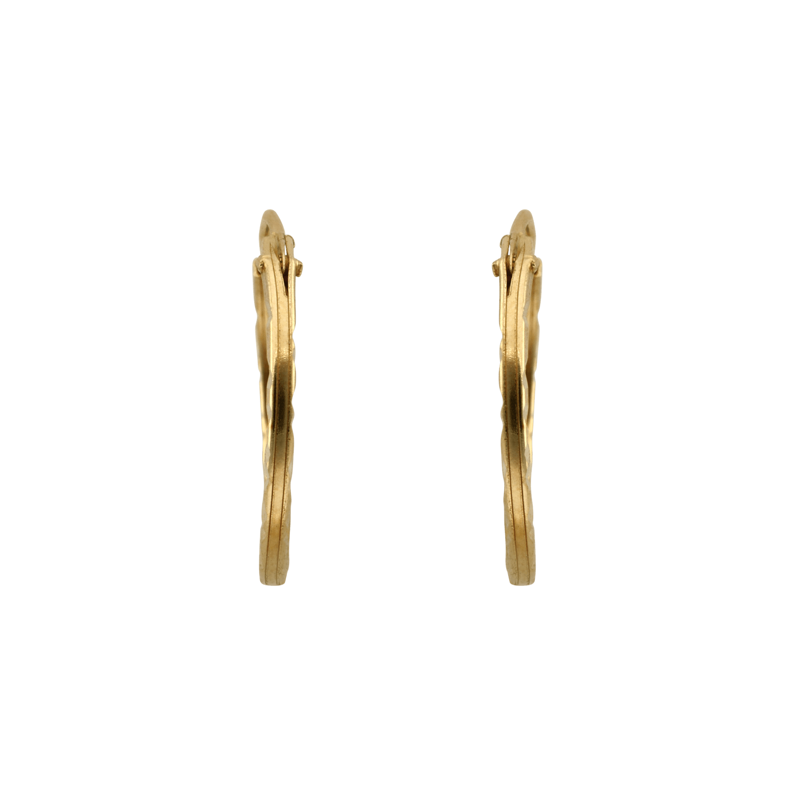 Créoles Diamanté OR375  14mm