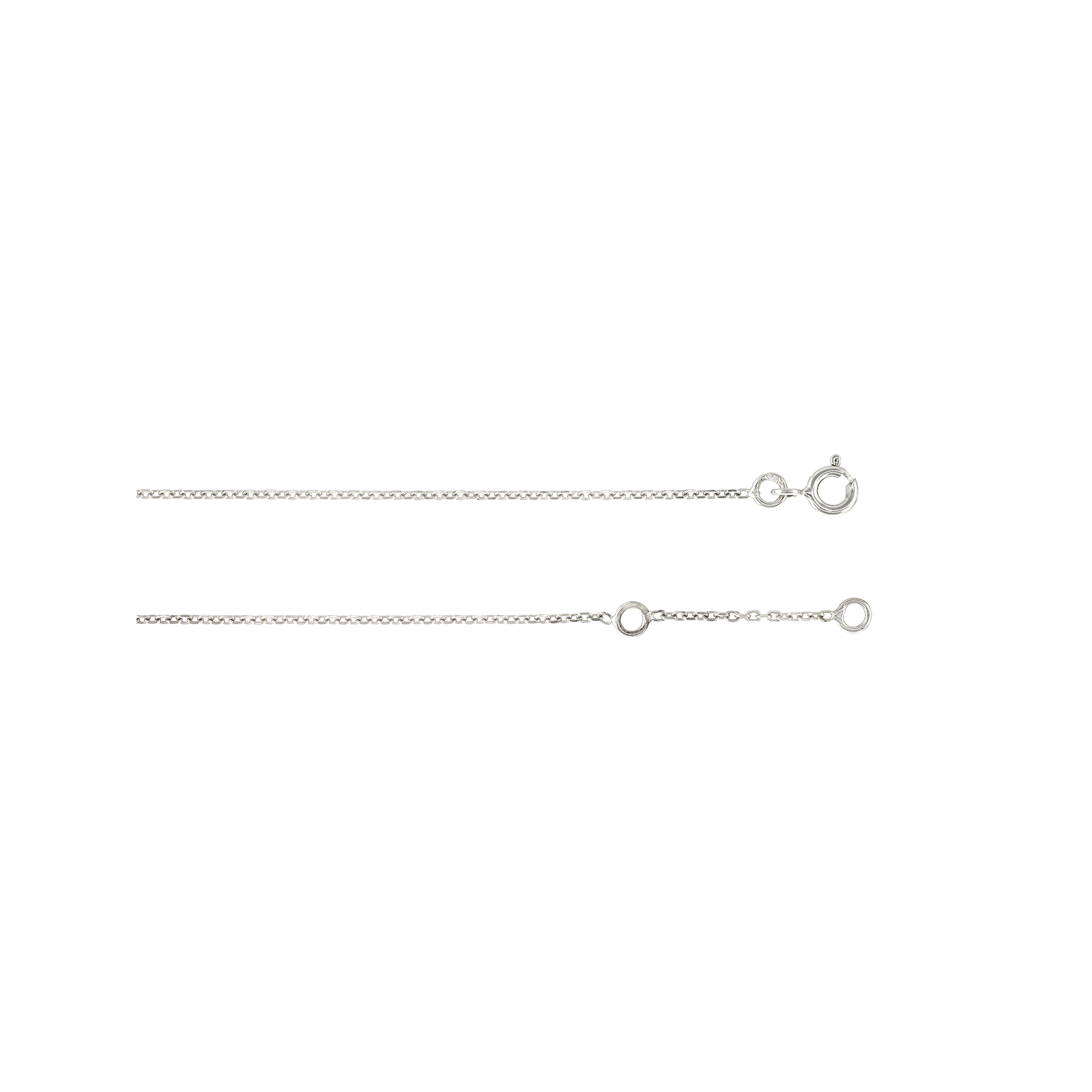 bracelet 18cm Argent coeur un côté Oxyde de Zirconium