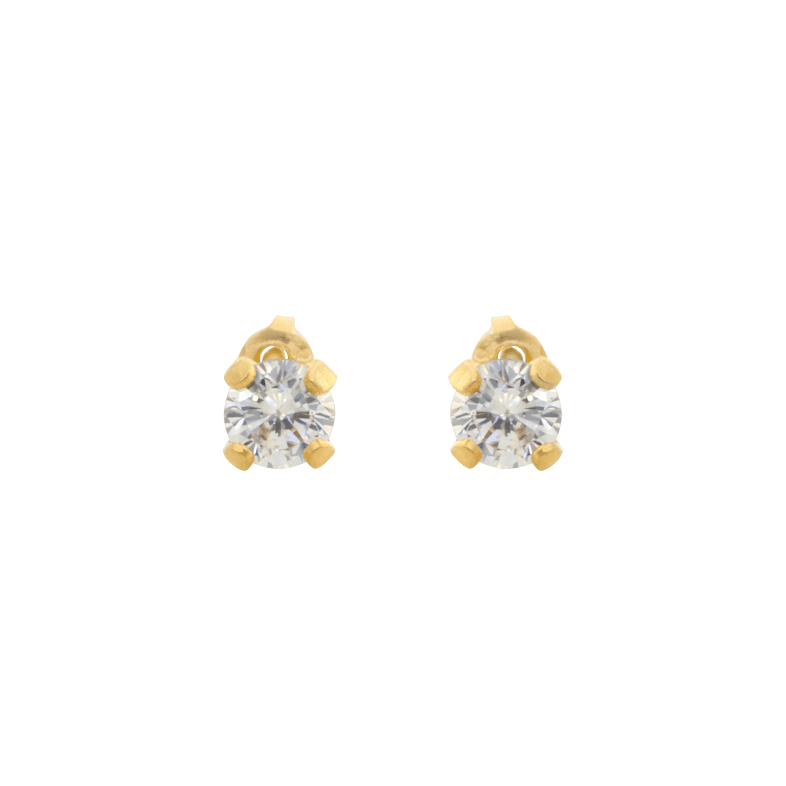 boucles d'oreilles  3MM POUSSettes SILIC