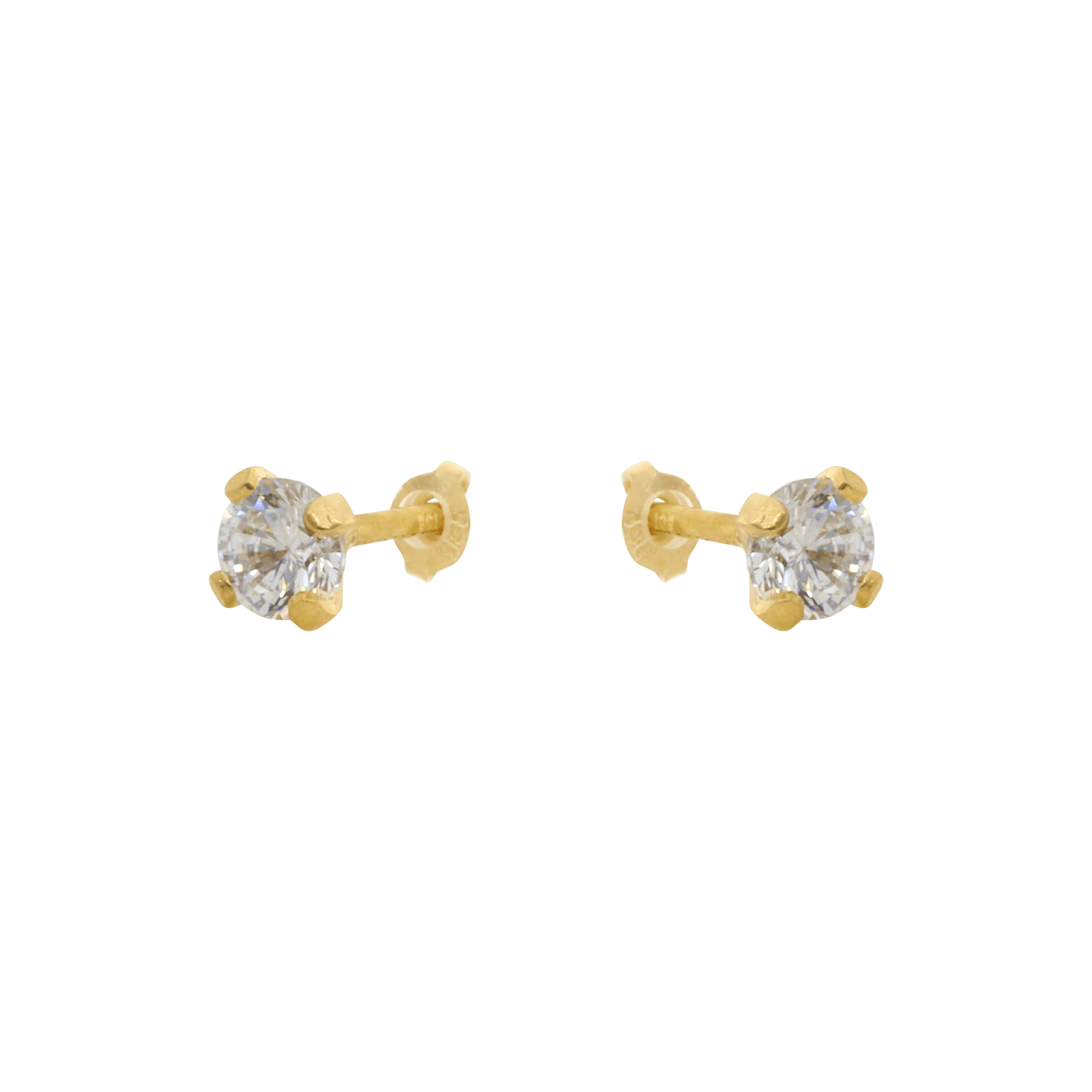 boucles d'oreilles  3MM POUSSettes SILIC