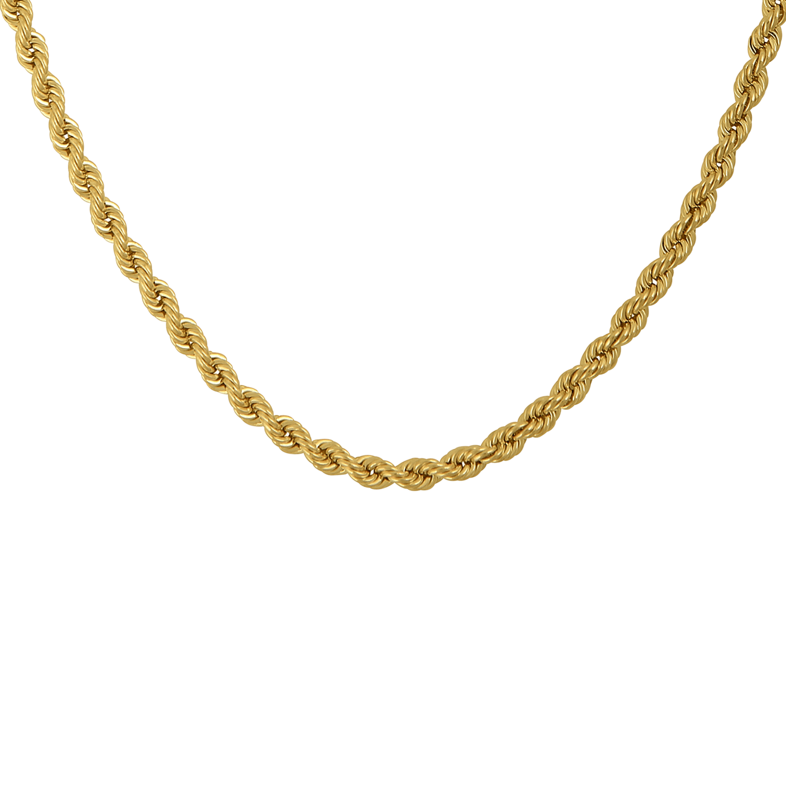 Collier corde creuse 2.6mm 60cm or750