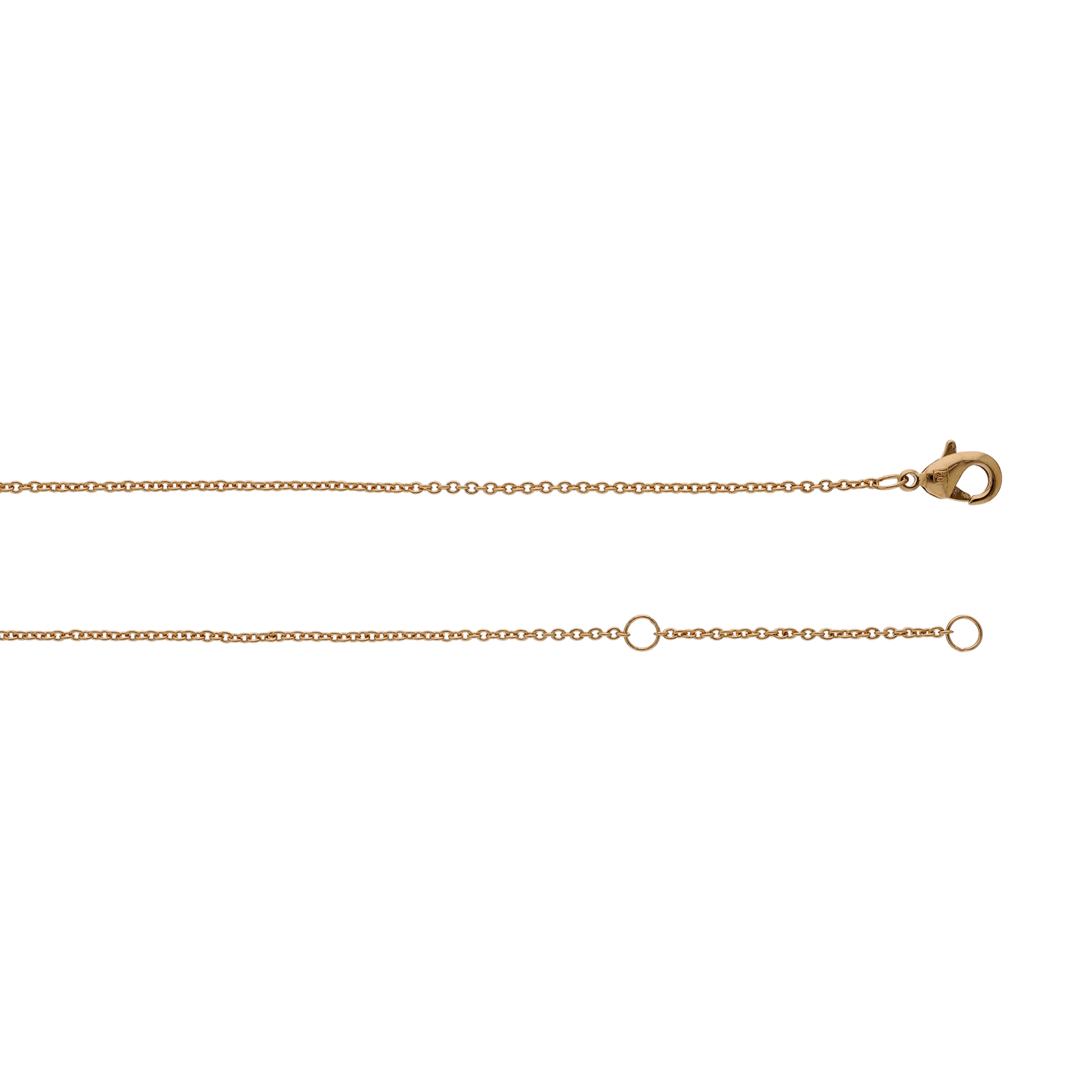 Collier Plaqué or trio fleurs Oxydes blancs
