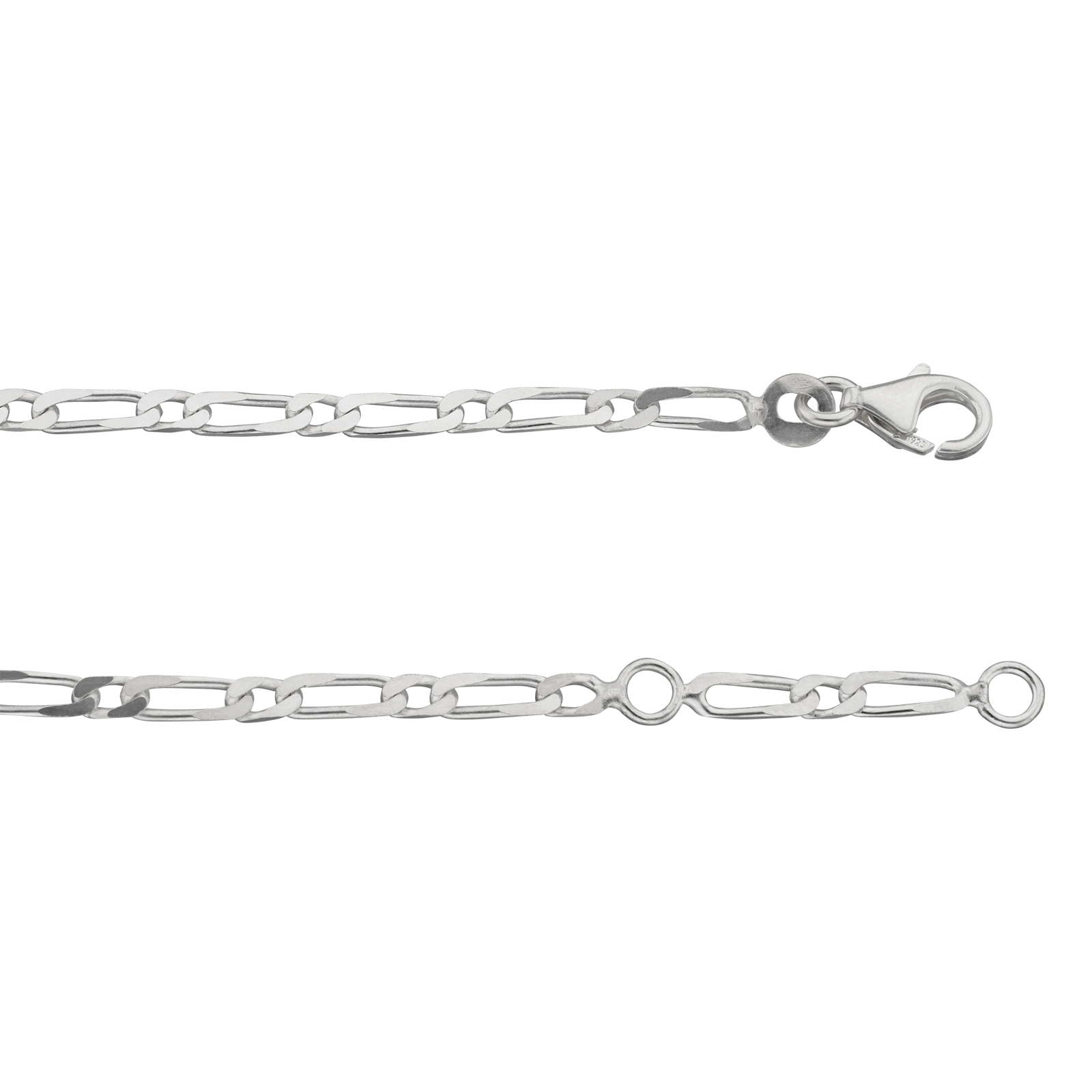 Bracelet Identité enfant argent 16 cm