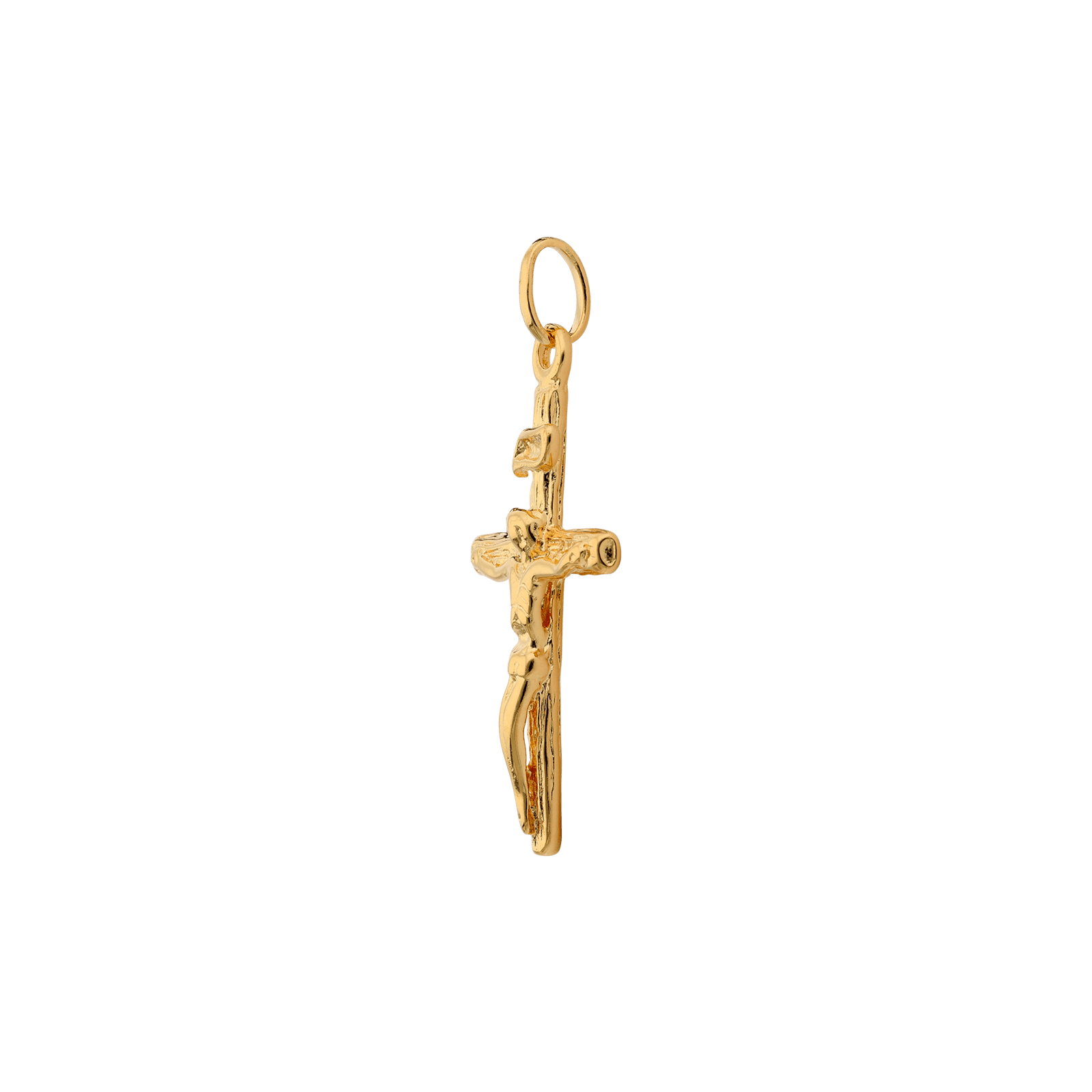 Pendentif Plaqué or croix Christ