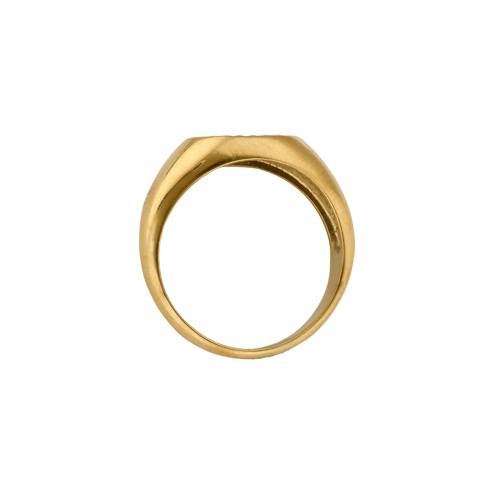 Bague Callas Acier doré imprimé soleil
