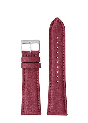 bracelet pomme bordeaux bcle chromee - 24mm