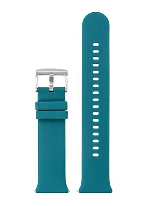 bracelet silicone bleu canard boucle chr - 24mm