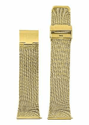 bracelet milanais dore 24mm