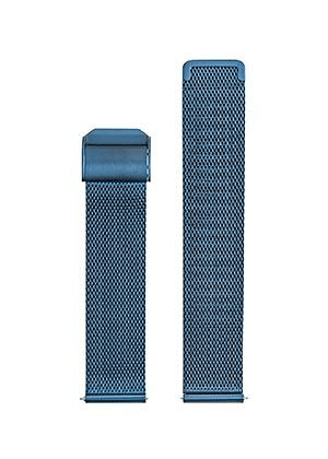 bracelet milanais bleu 20mm