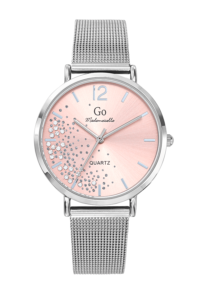 Montre Femme Boîtier Argenté Bracelet Métal Argenté – 695347