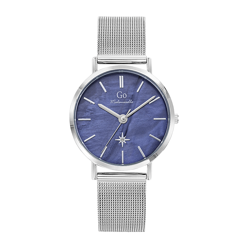 Montre Femme Boîtier Argenté Bracelet Métal Argenté – 695652