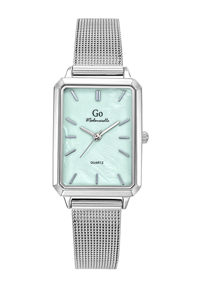 Montre femme boitier argenté bracelet métal argenté - 695657