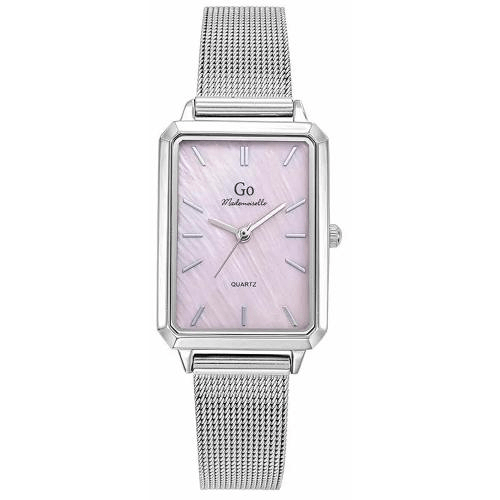 Montre Femme boitier argenté bracelet métal argenté - 695658