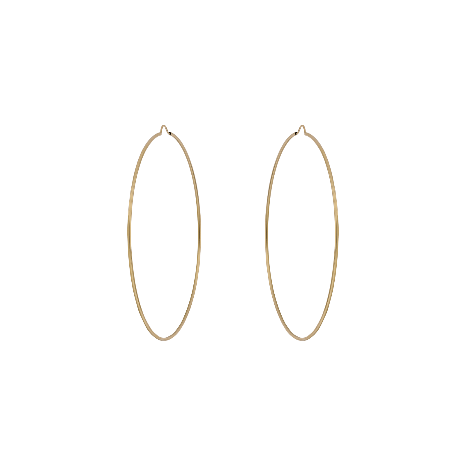 Créoles flexible fil rond lisse 1.2/70mm intérieur