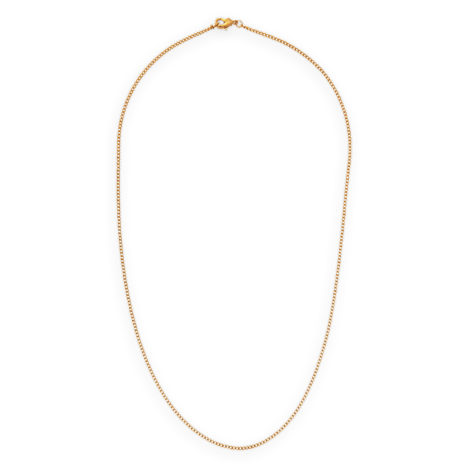 Chaîne maille gourmette limée