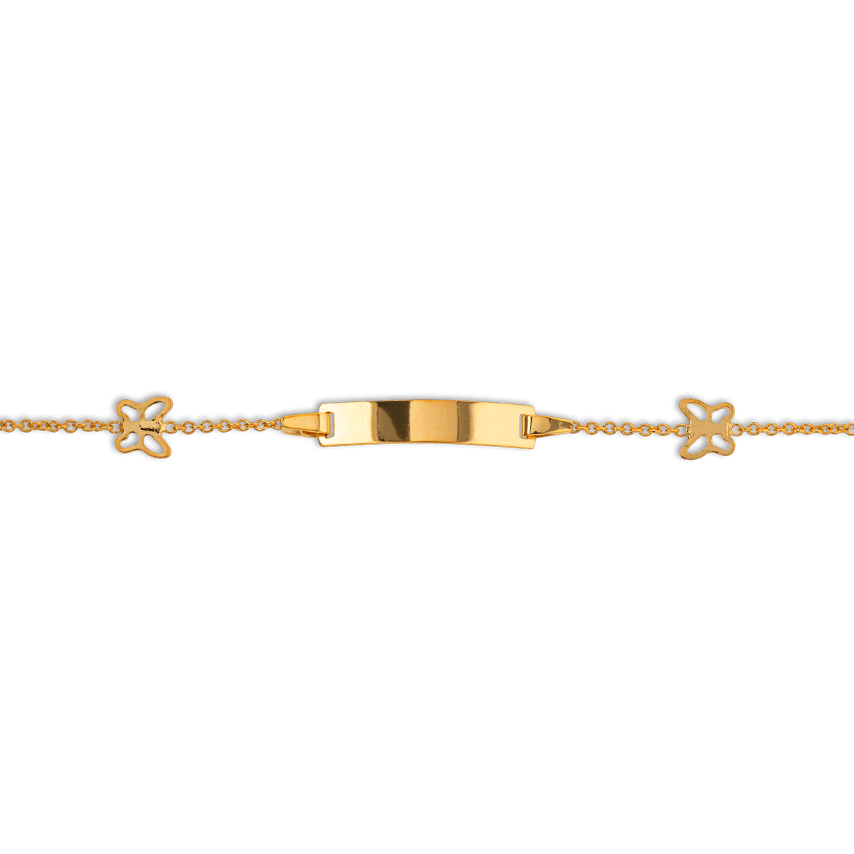 Bracelet Identité Or375 Papillons