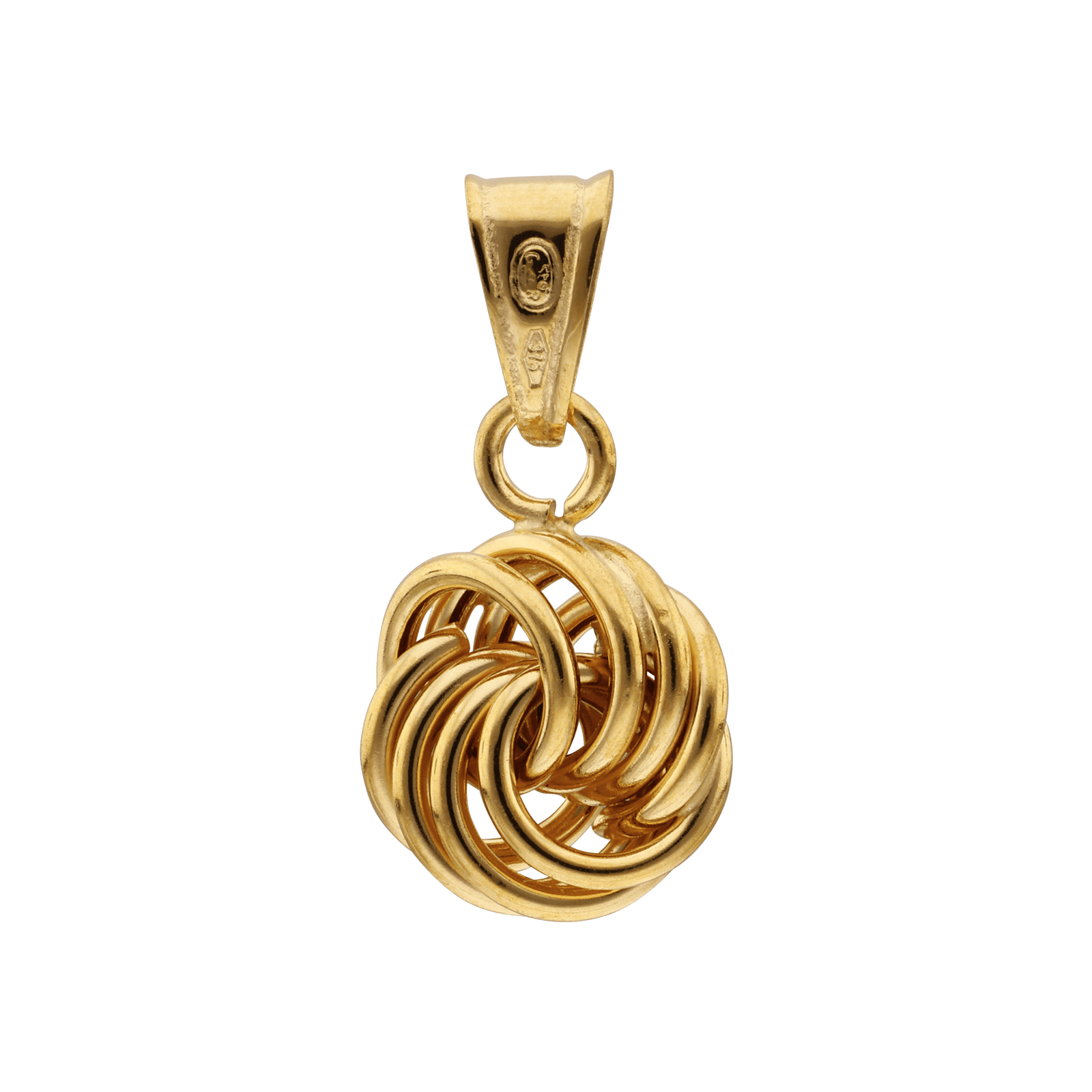 Pendentif Rosette Lisse 10 millimètres