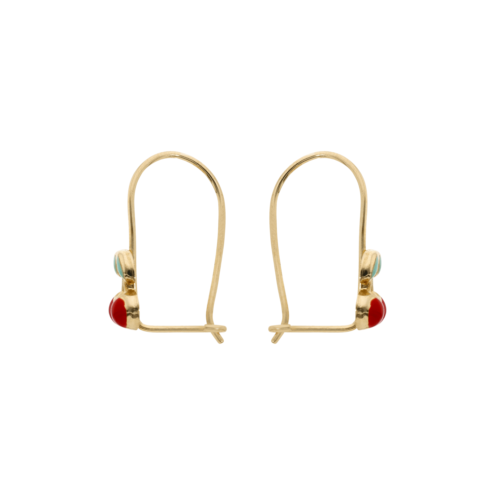 Boucles d'Oreilles Dormeuse cerise Enfant
