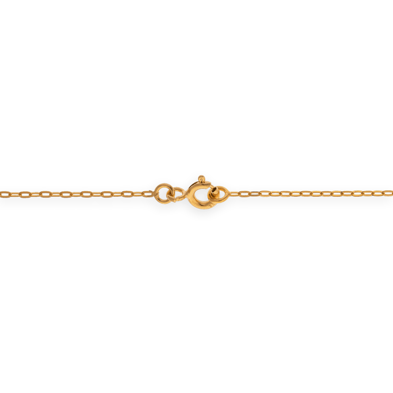 Collier chaîne or maille forçat miroir