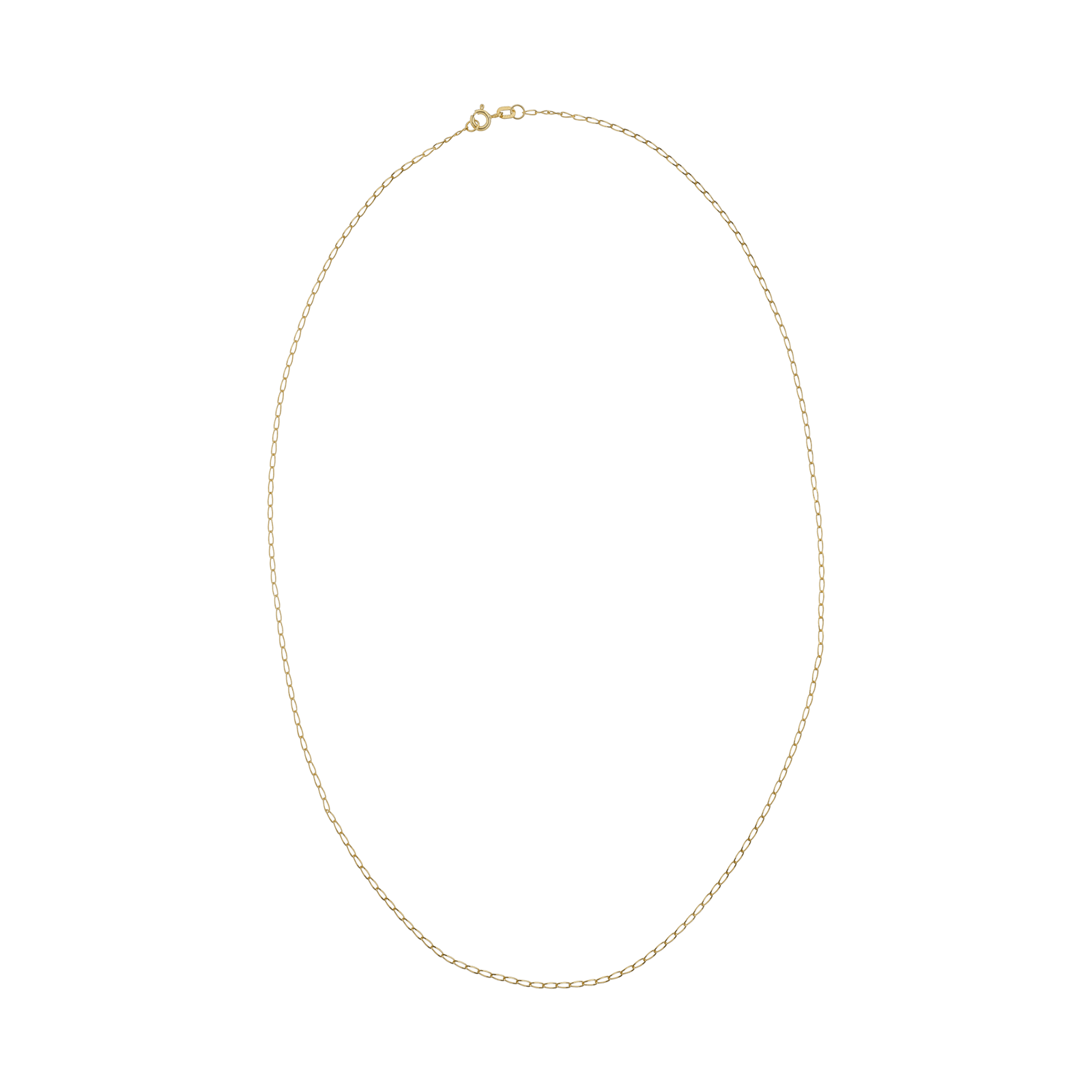 Collier gourmette cheval limée 1.4 mm 55cm