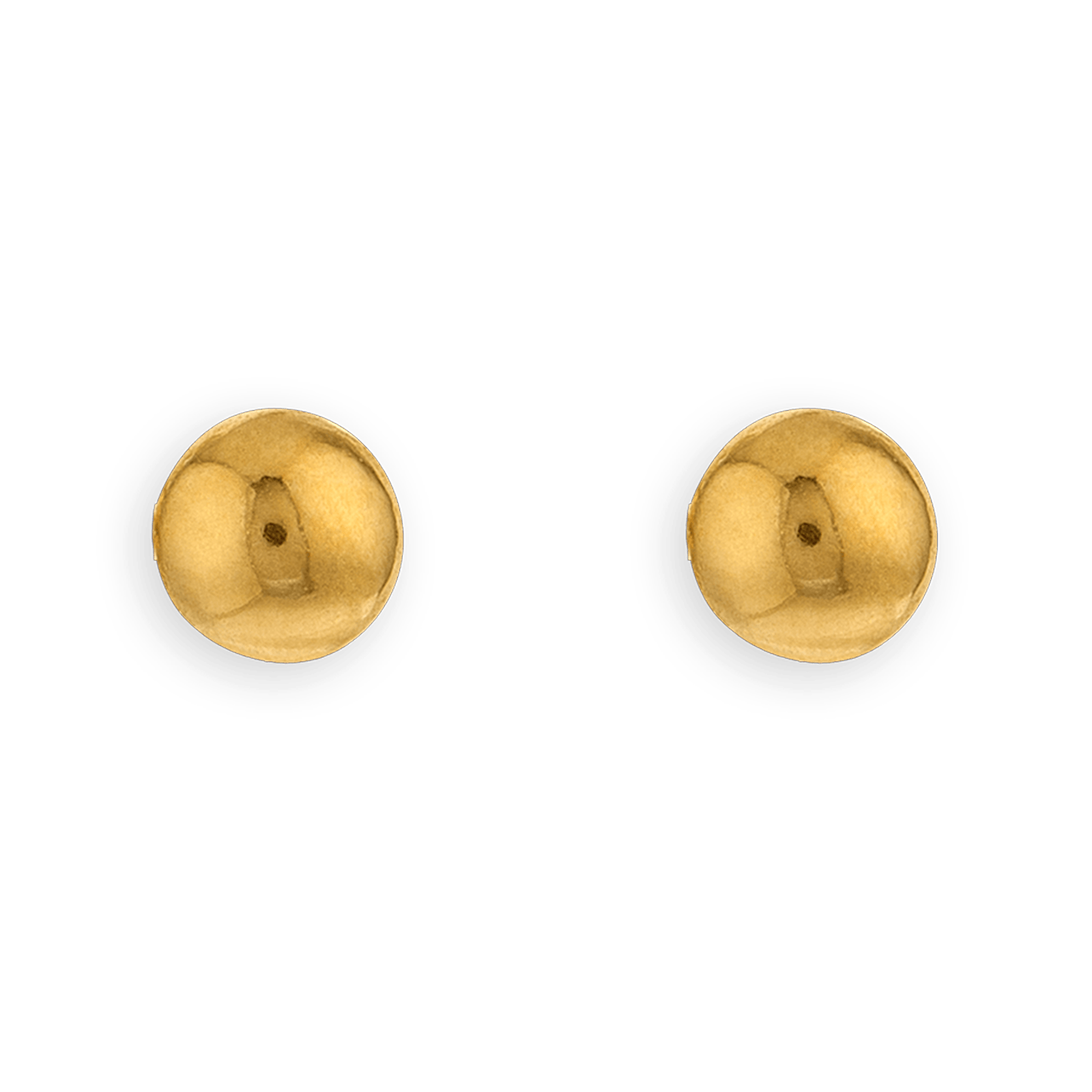 Boucles d'oreilles  OR750 grain d'Or 4mm