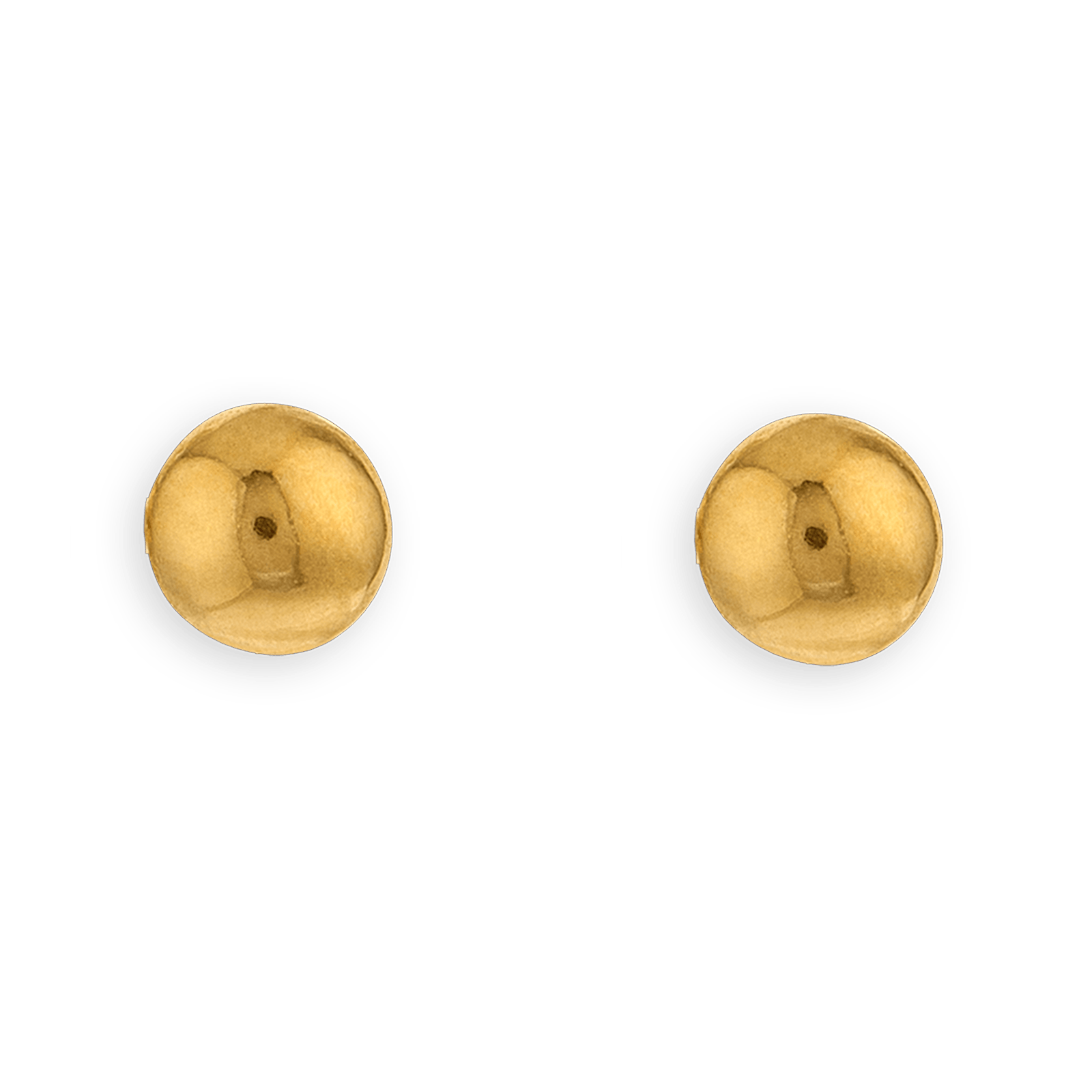 Boucles d'oreilles  OR750 grain d'Or 5mm