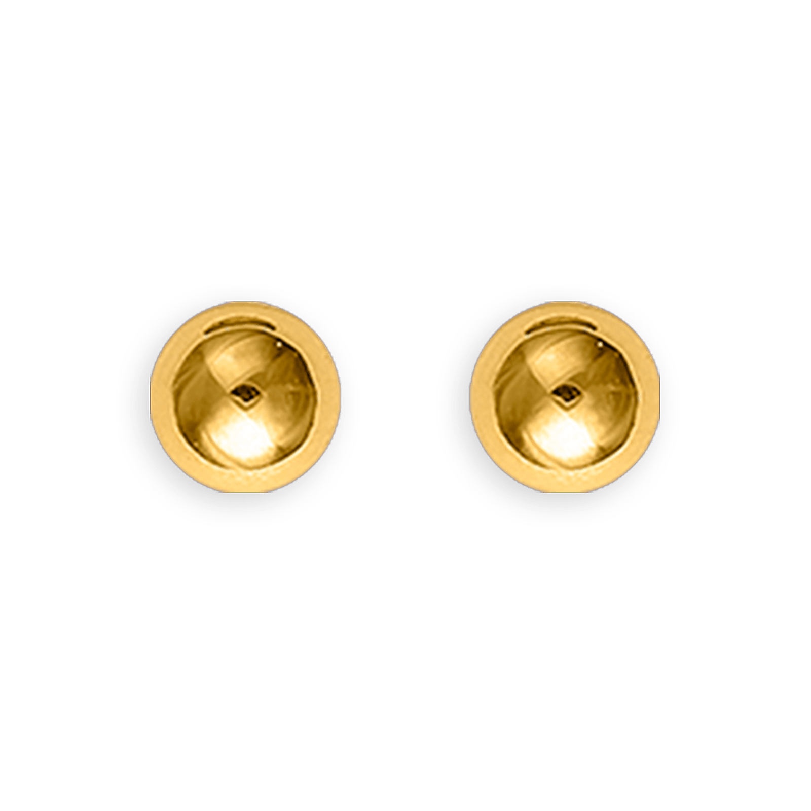 Puces grain d'or OR 375 4mm