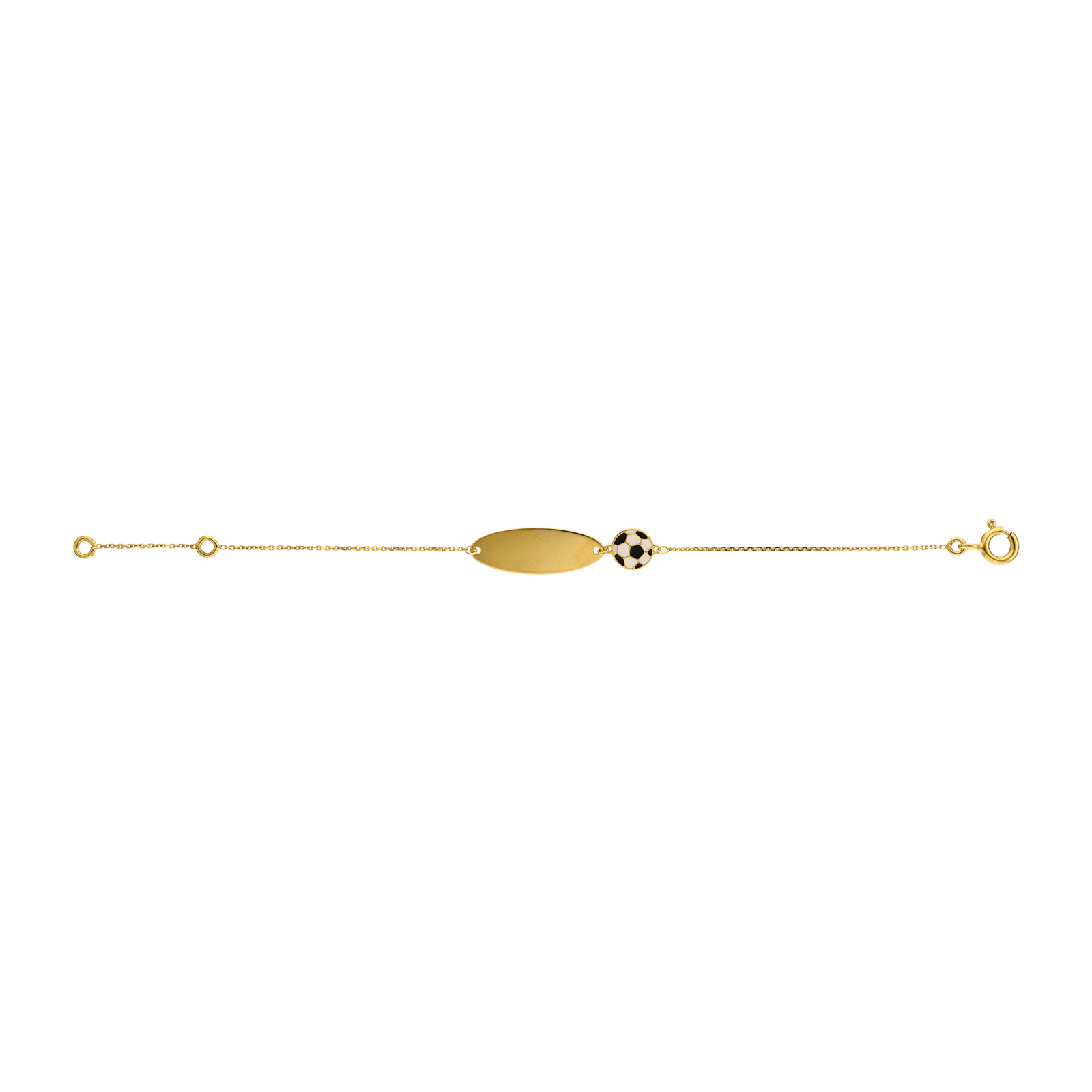 Bracelet Identité Ballon de foot 14 centimètres