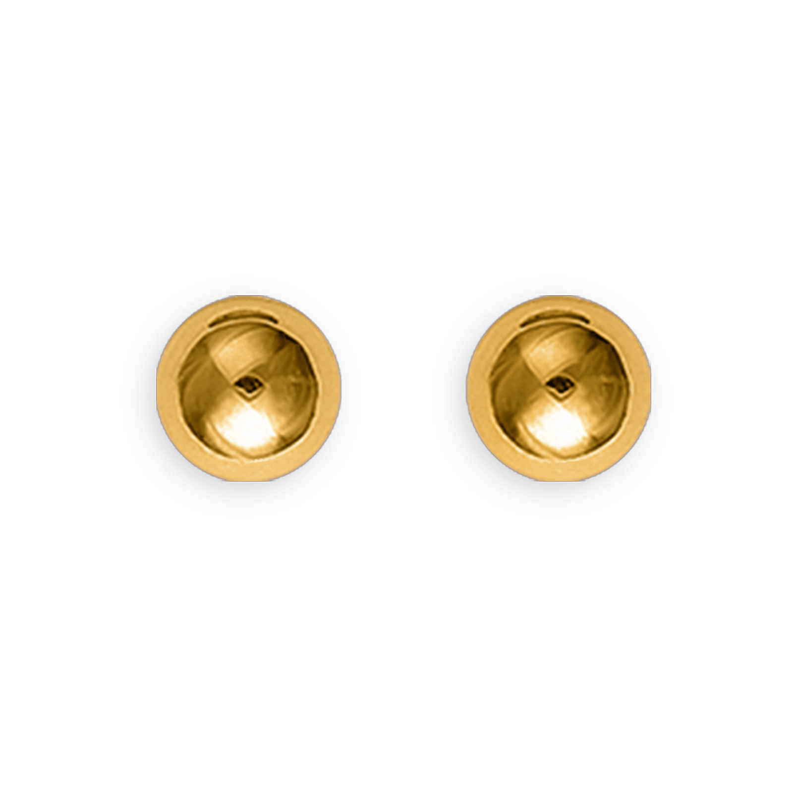 Puces grain d'or OR 375 8mm