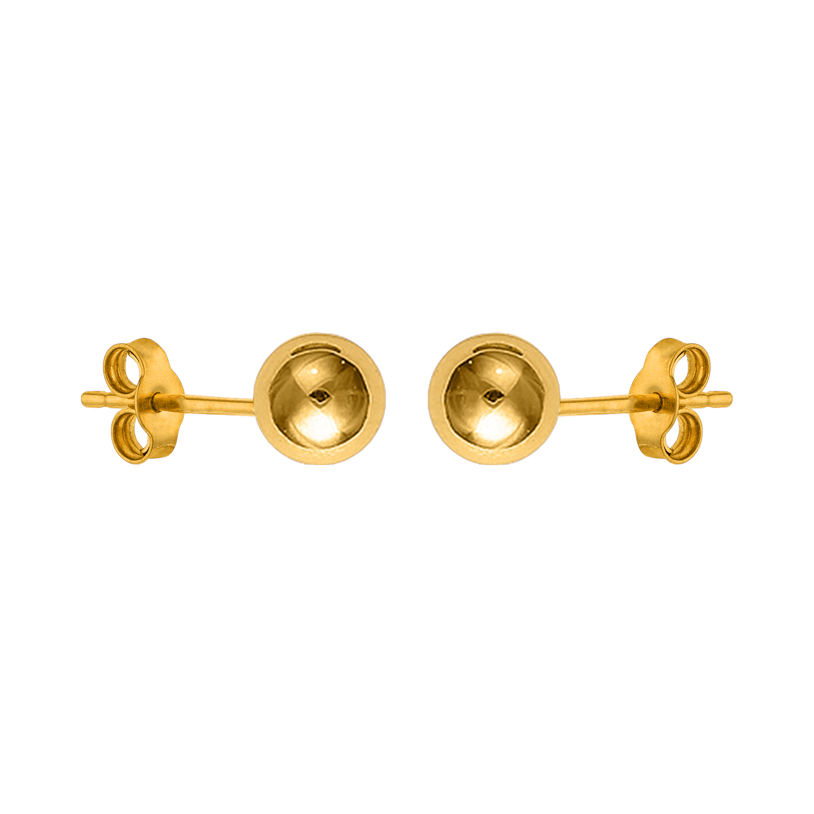 Puces grain d'or OR 375 8mm