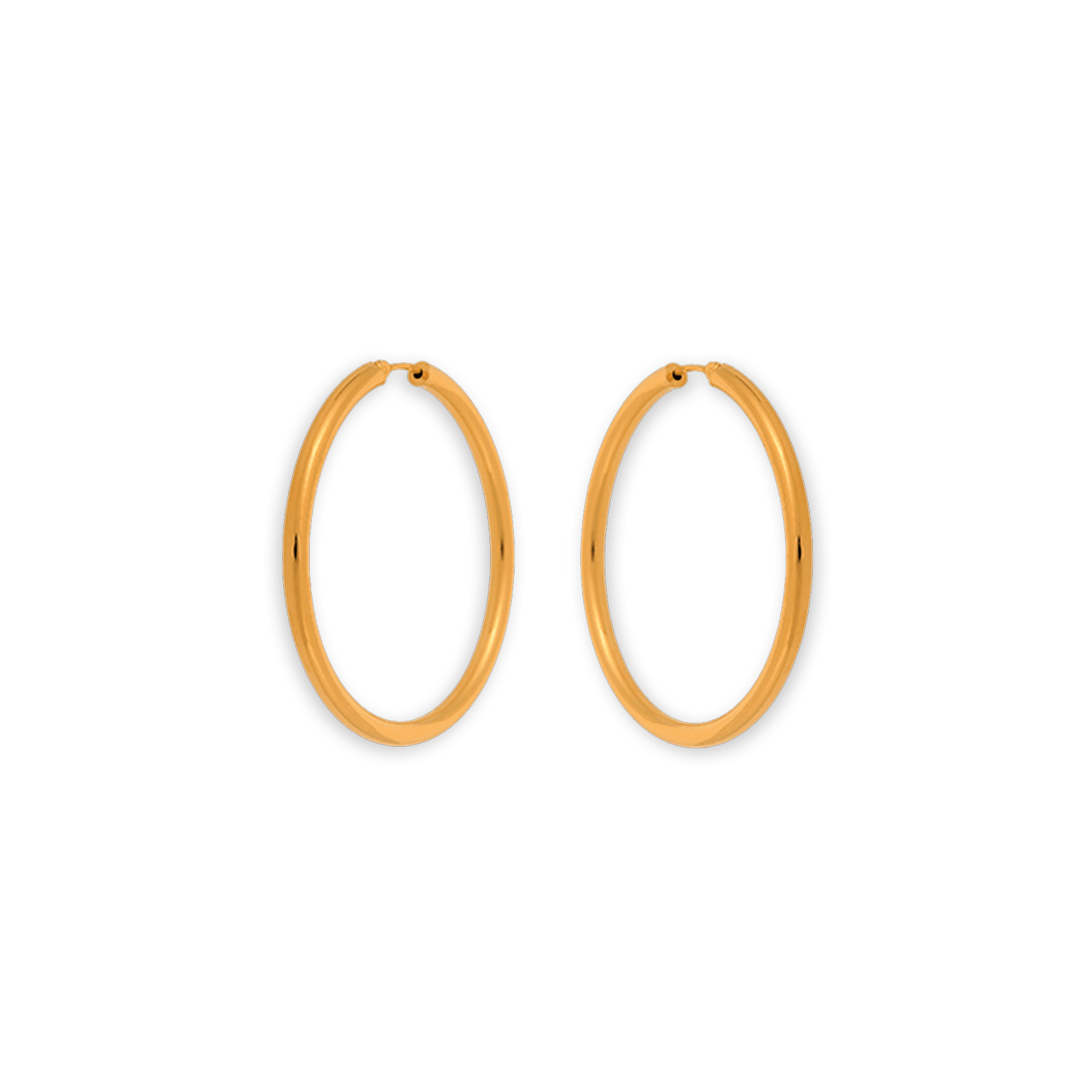 créoles or 9 carats 46mm