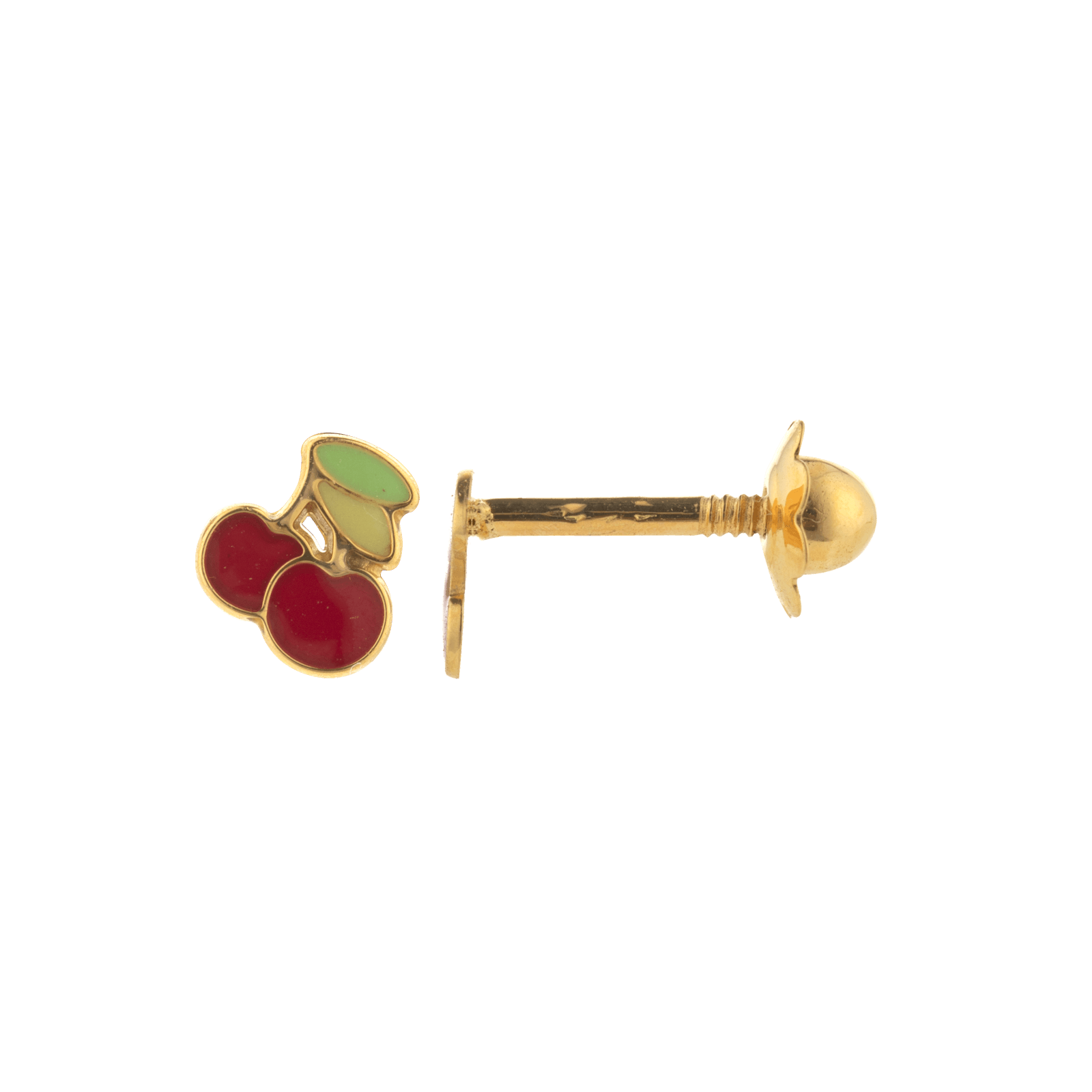 Boucles D'oreilles Cerises  Or375