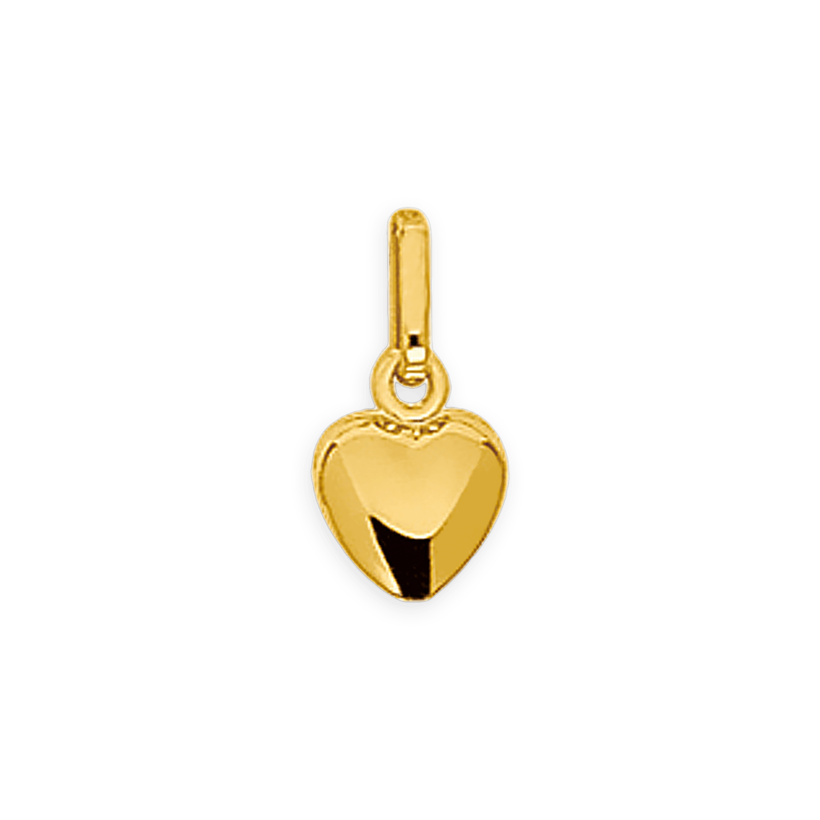 Pendentif Or375 Cœur avec bélière