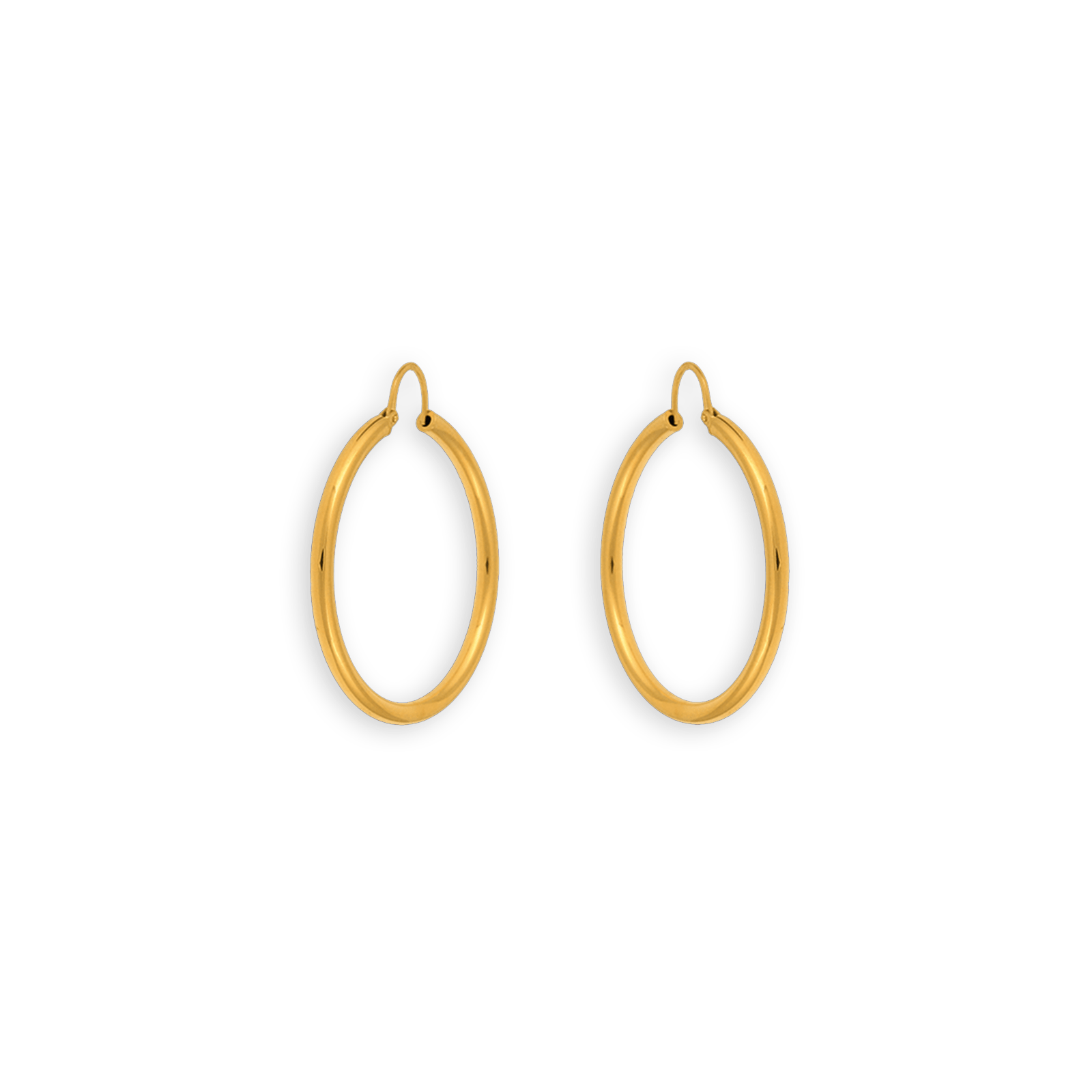créoles or 9 carats 35mm