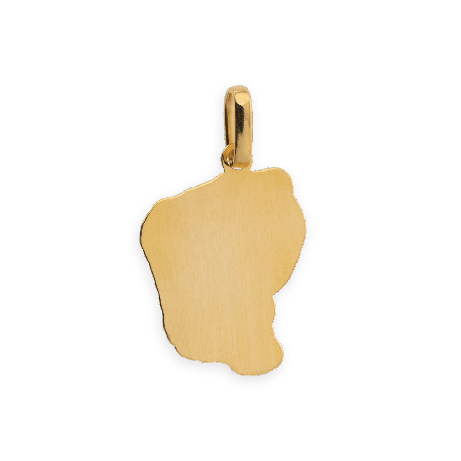 Pendentif Carte Guyane avec bélière Or750