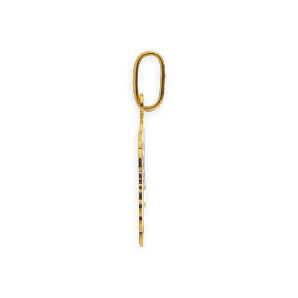 Pendentif Or 750 Carte Guyane 12*21mm Avec Bélière