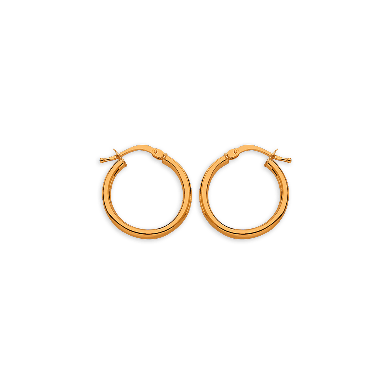 créoles or 9 carats 14mm