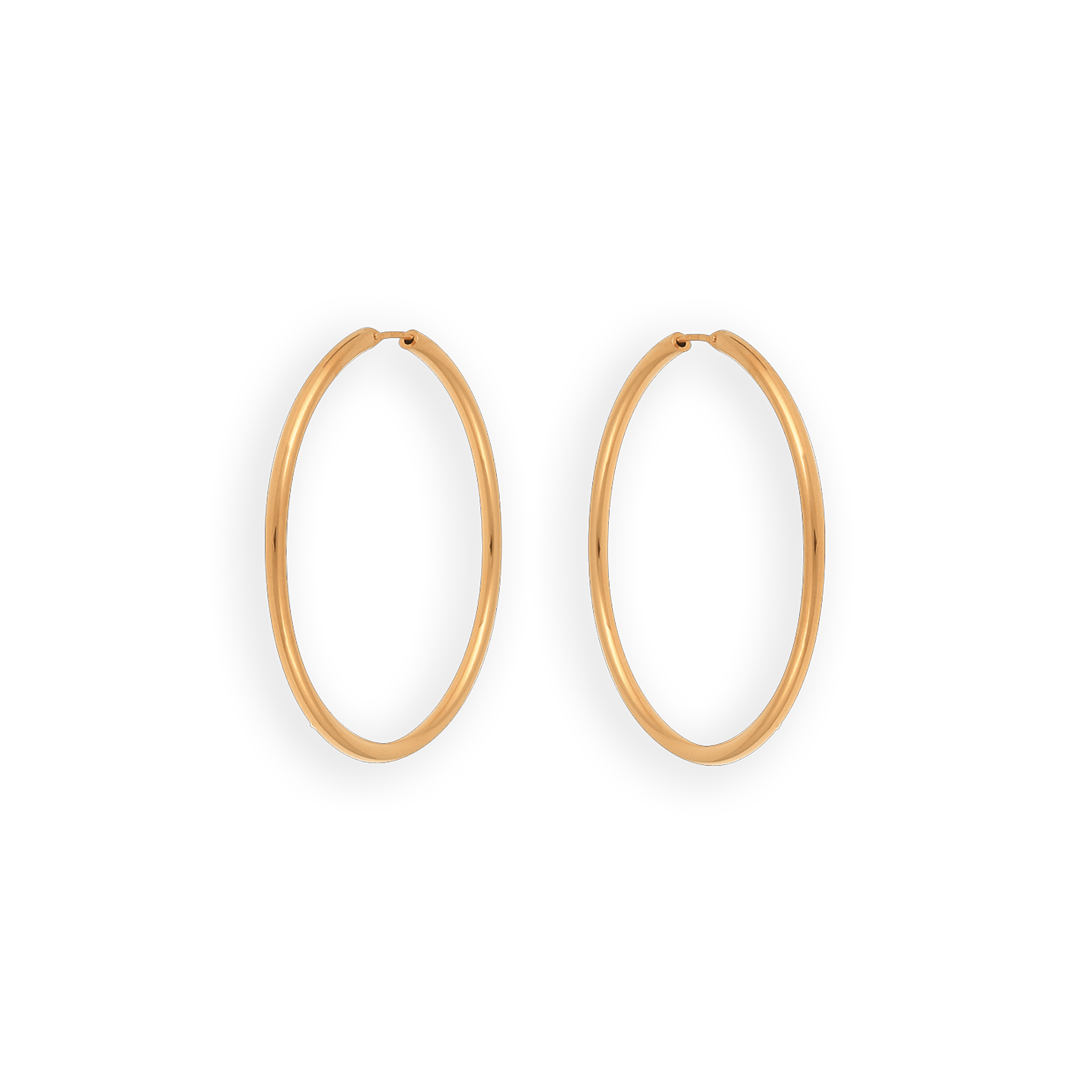 créoles or 9 carats 50mm