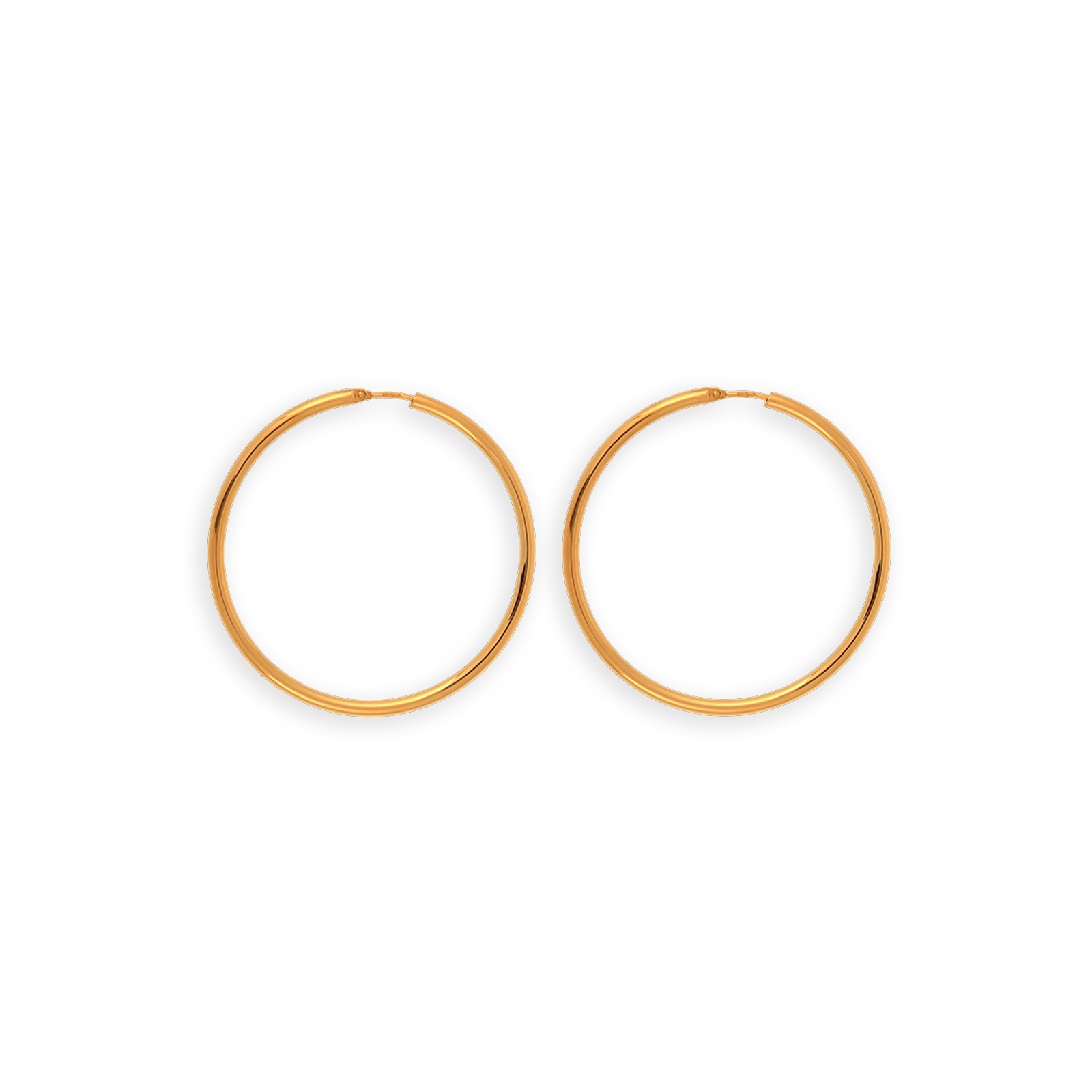 créoles or 9 carats 50mm
